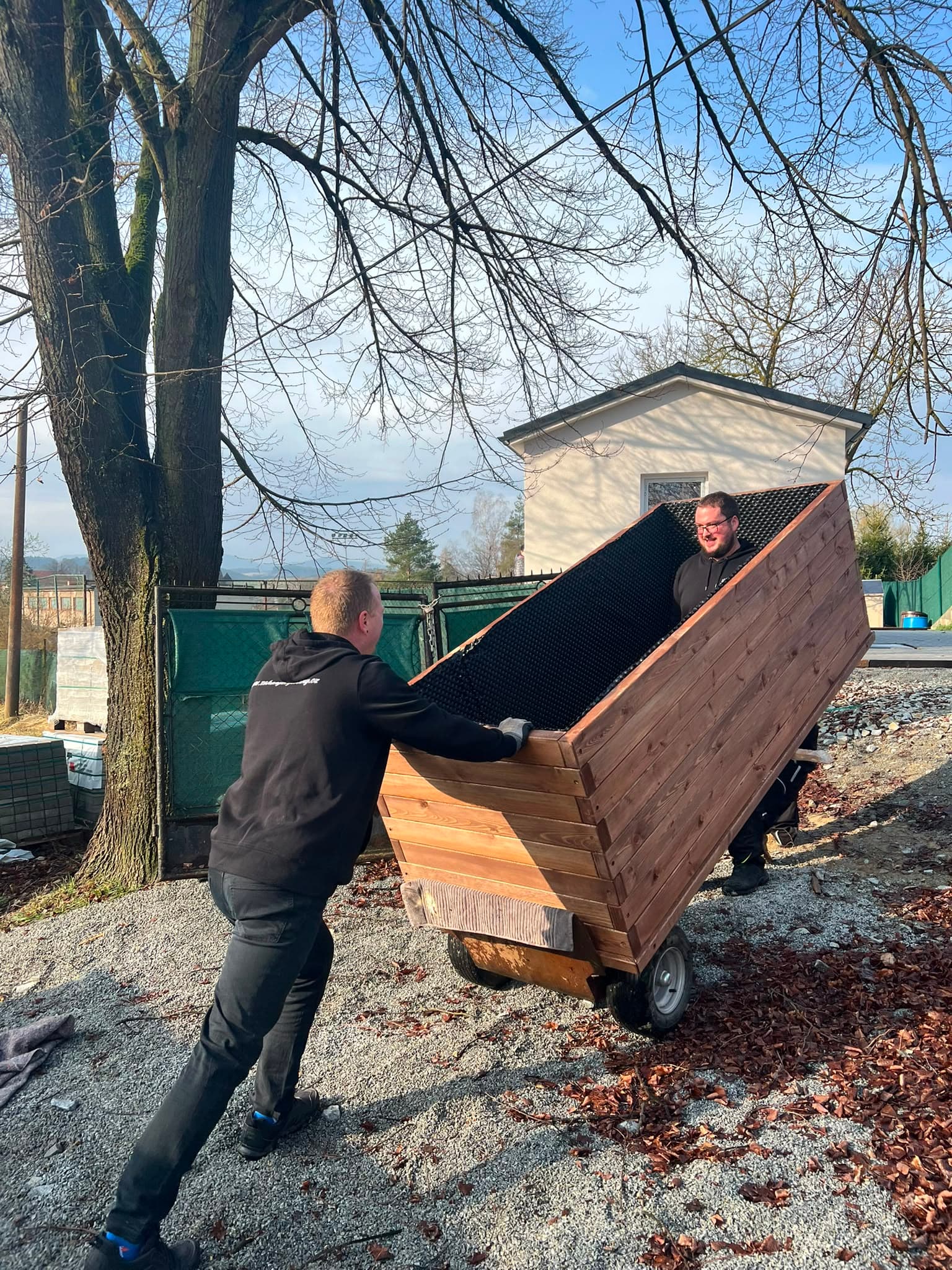 Doprava záhonů z Vysočiny