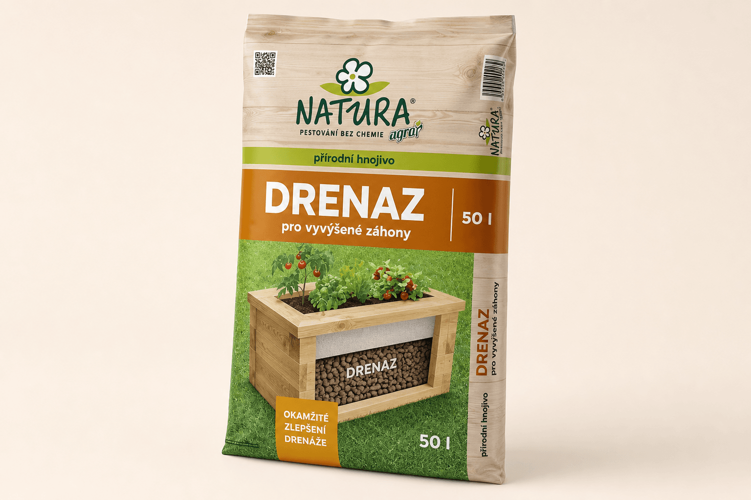 NATURA Drenáž pro vyvýšené záhony