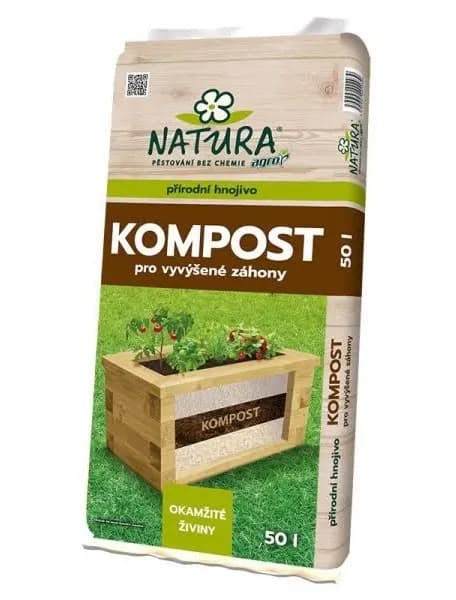 NATURA Kompost pro vyvýšené záhony