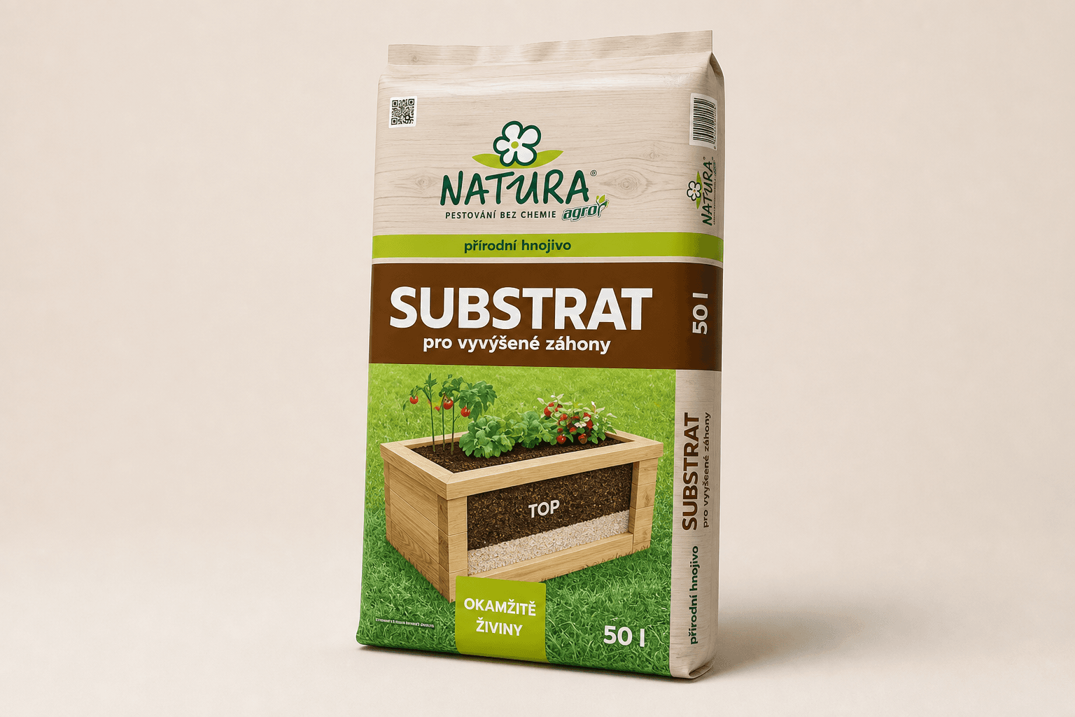 NATURA Substrát pro vyvýšené záhony
