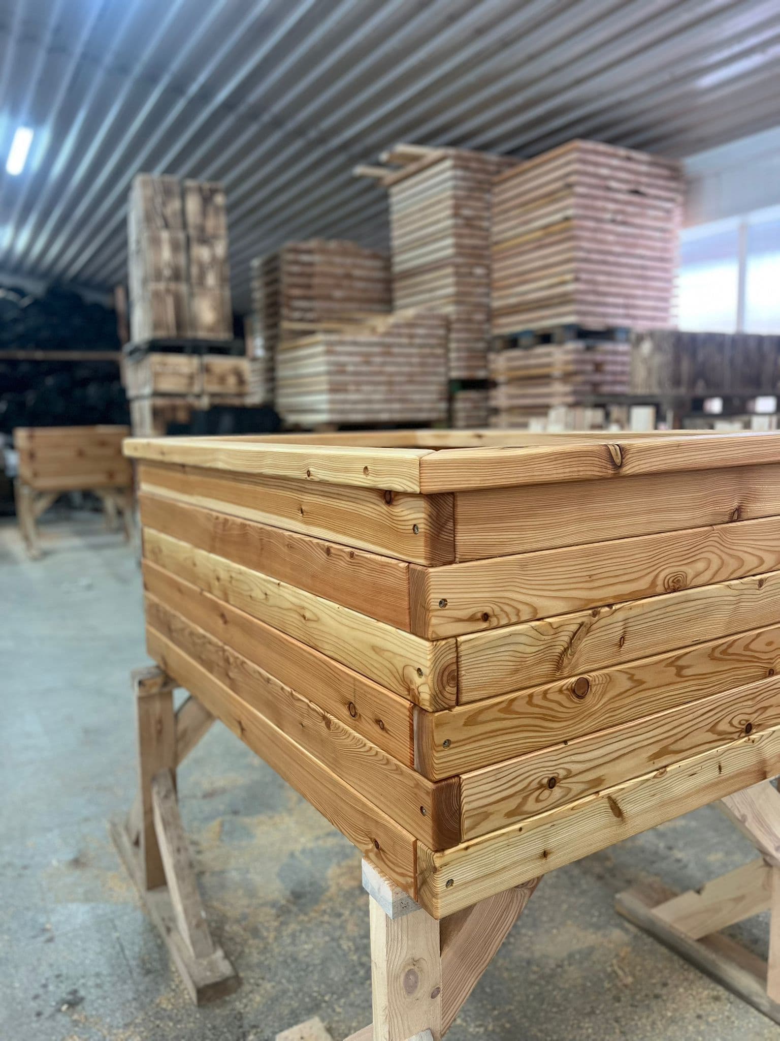 TOTÁLNÍ VÝPRODEJ! - Vyvýšený záhon MODŘÍN 200×100×60
